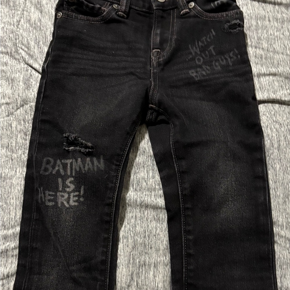 Toddler Jeans with Batman Print